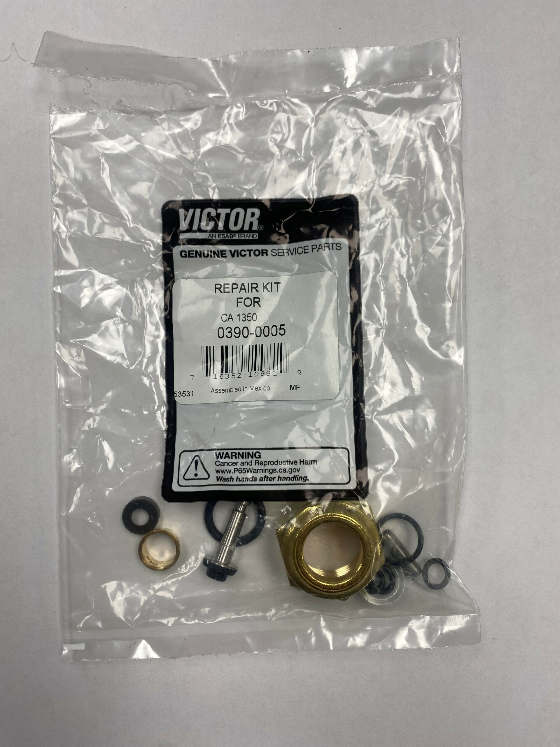 03900005 Victor CA1050 Repair Kit Regulator and Torch Exchange, Inc.