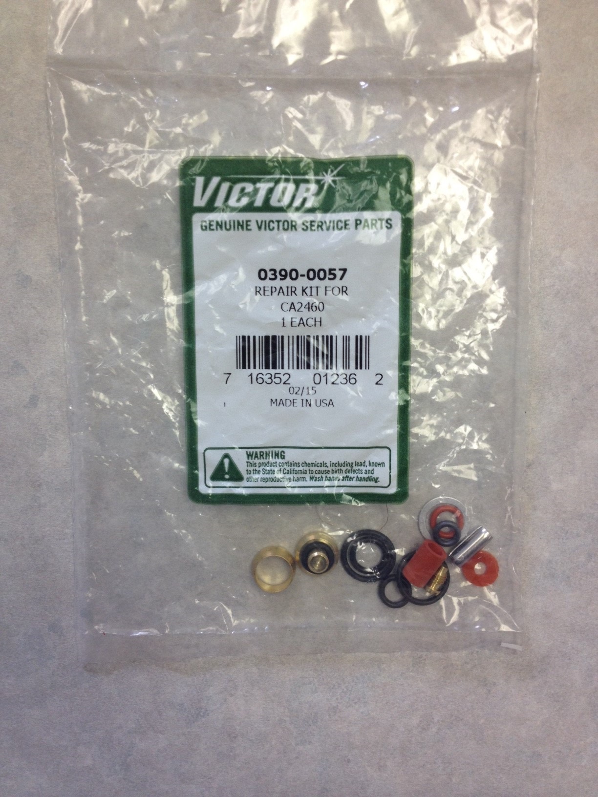 03900057 CA2460 Repair Kit Regulator and Torch Exchange, Inc.