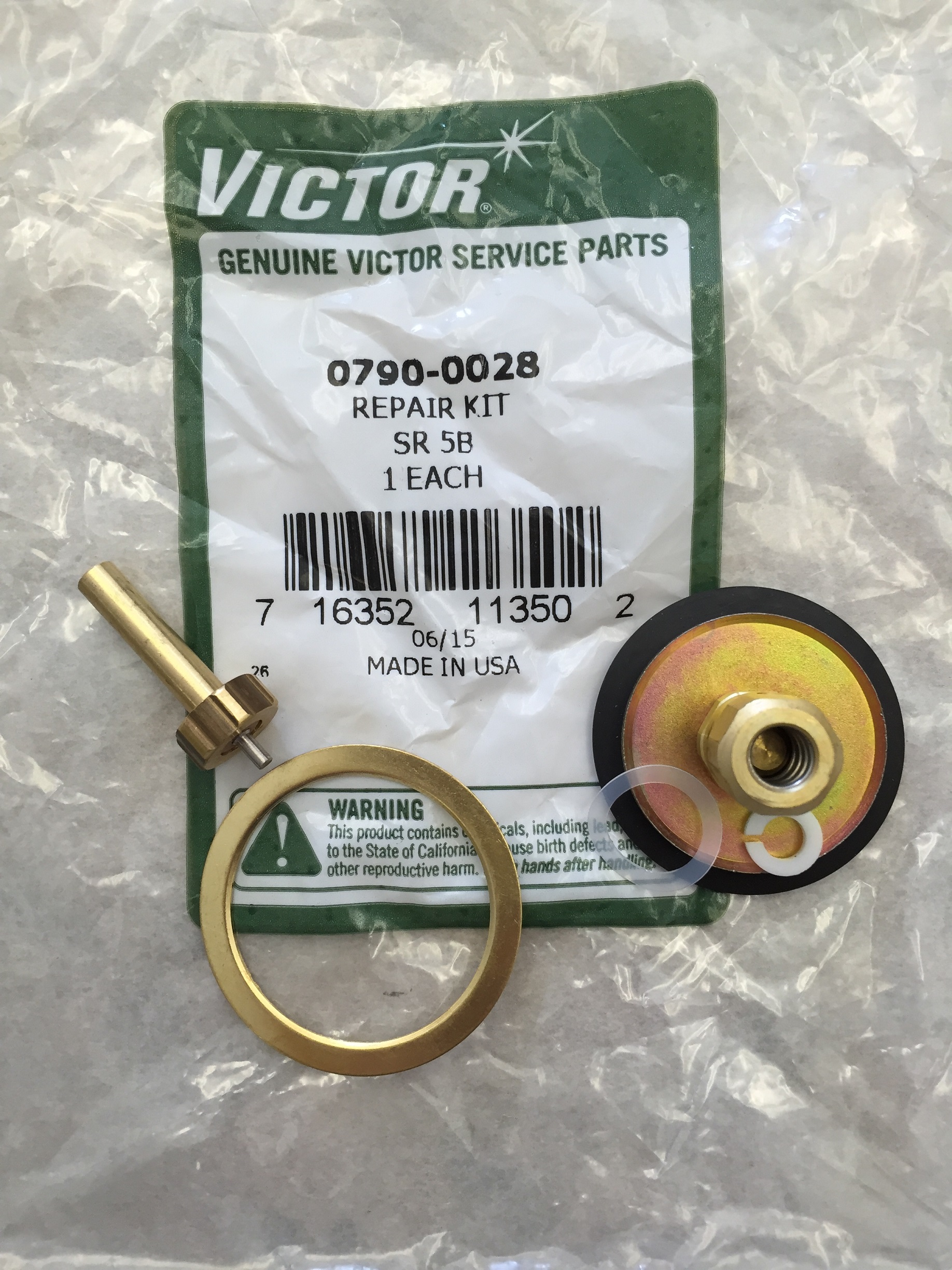 07900028 SR5B Repair Kit Regulator and Torch Exchange, Inc.