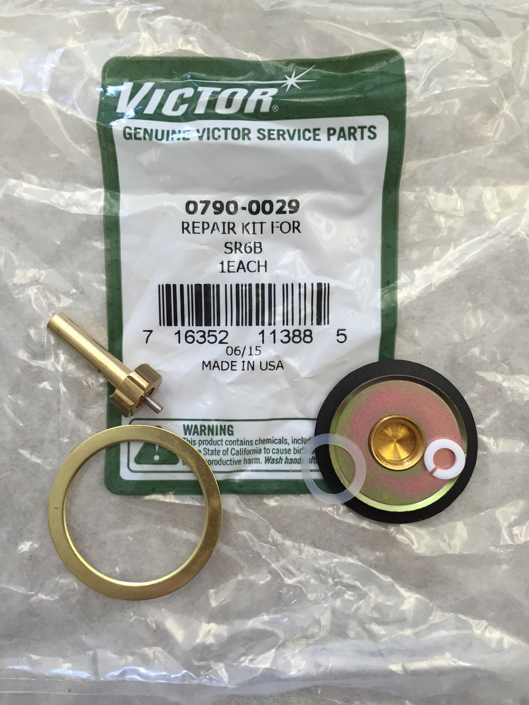 07900029 SR6B Repair Kit Regulator and Torch Exchange, Inc.