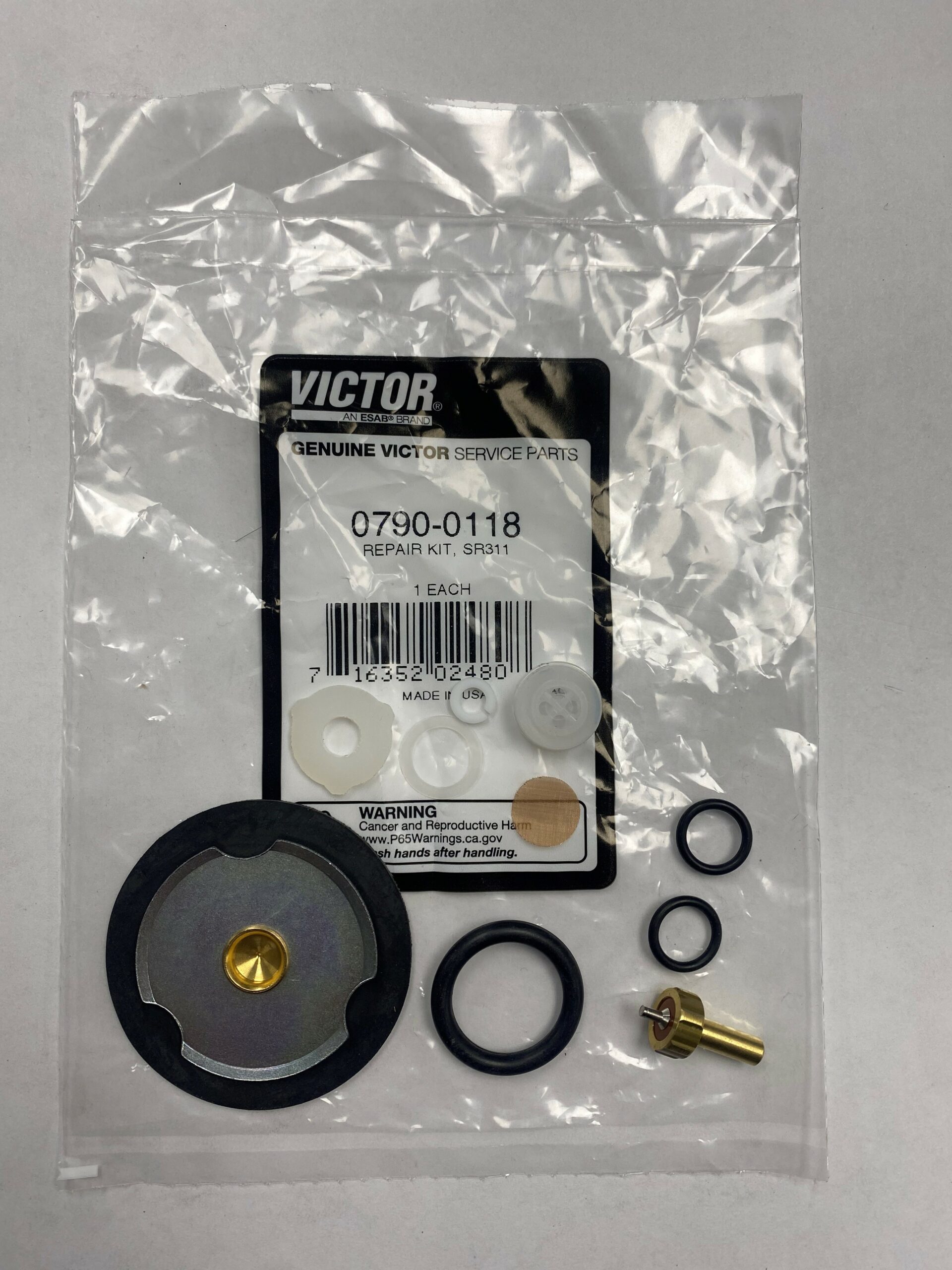 07900118 SR311 Repair kit Regulator and Torch Exchange, Inc.